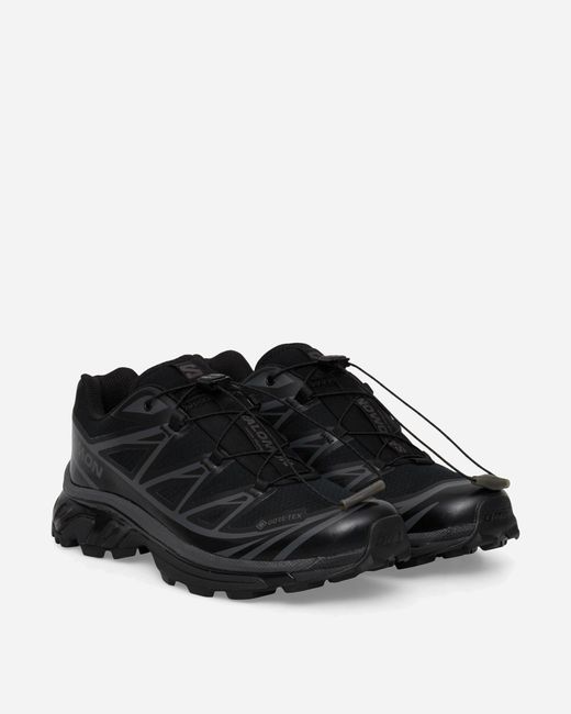 Salomon Black Xt-6 Gore-Tex Sneakers Asphalt for men