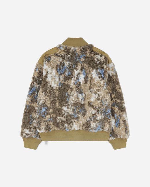 Oamc Peacemaker Natural S Fleece Bomber Jacket for men