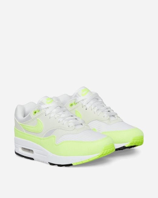 Nike Green Wmns Air Max 1 Sneakers White / Volt for men