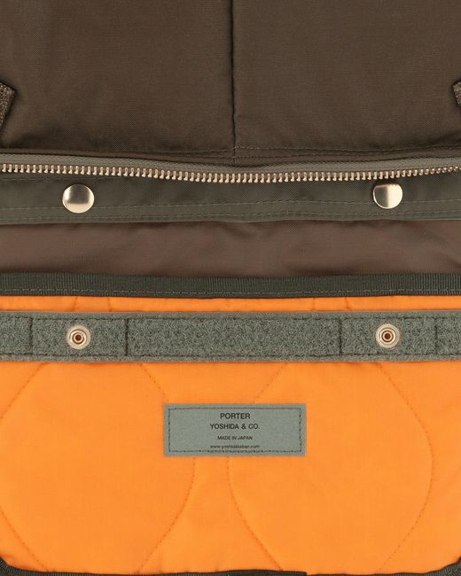 Porter-Yoshida and Co Green Force Shoulder Bag Drab for men