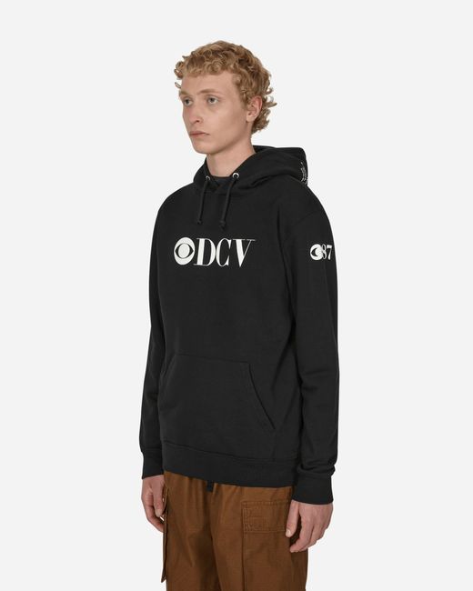 DCV 87 Black Always Watching Hooded Sweatshirt for men