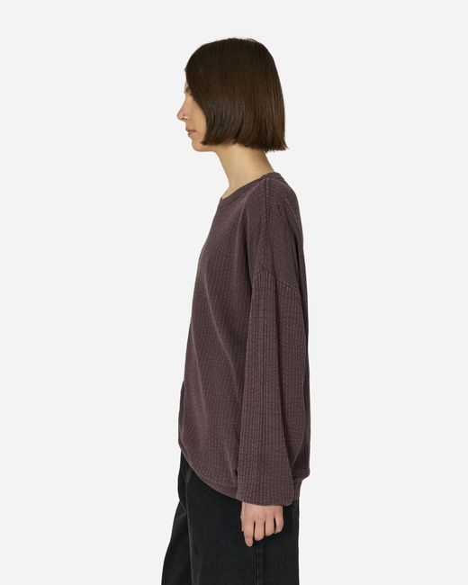 Our Legacy Purple Popover Roundneck Sweater Mystic Plum