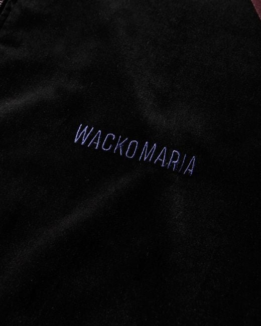 Wacko Maria Black S Velveteen Track Jacket (Type-1) for men