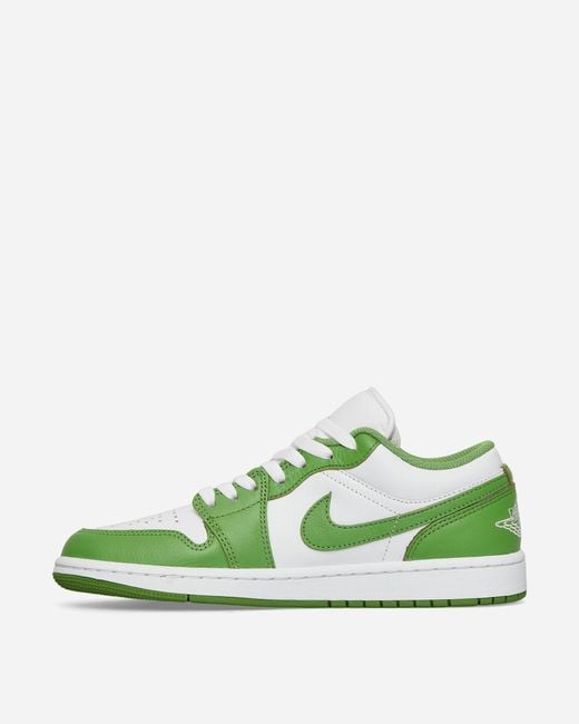 Nike Green Air Jordan 1 Low Se Sneakers / Chlorophyll for men