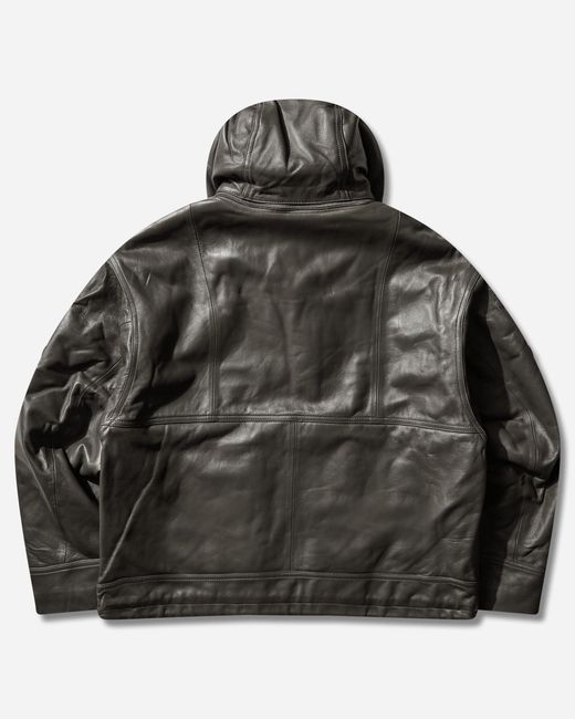 Cav Empt Black S Leather Zip Jacket for men