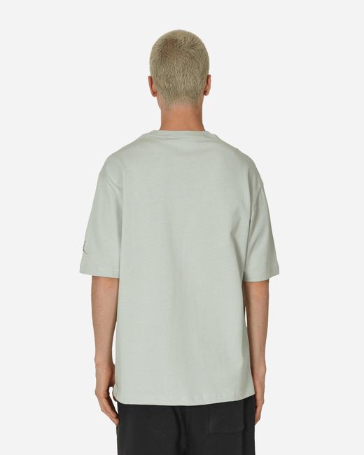 Nike Green Air Jordan Wordmark T-shirt Light Silver for men