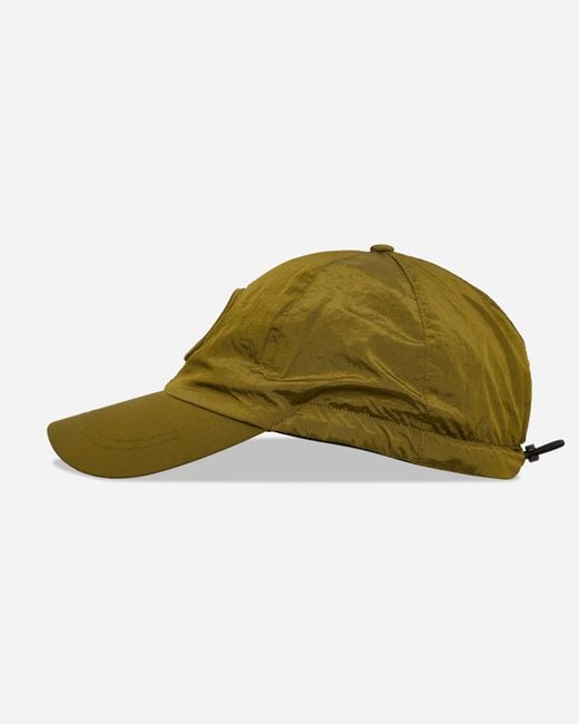 Stone Island Green Nylon Metal Cap Cactus for men