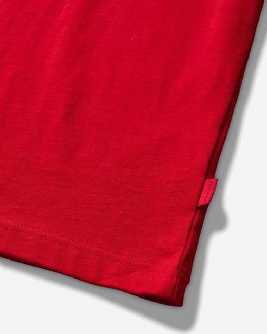 Nike Red Oversized Flight T-Shirt University for men