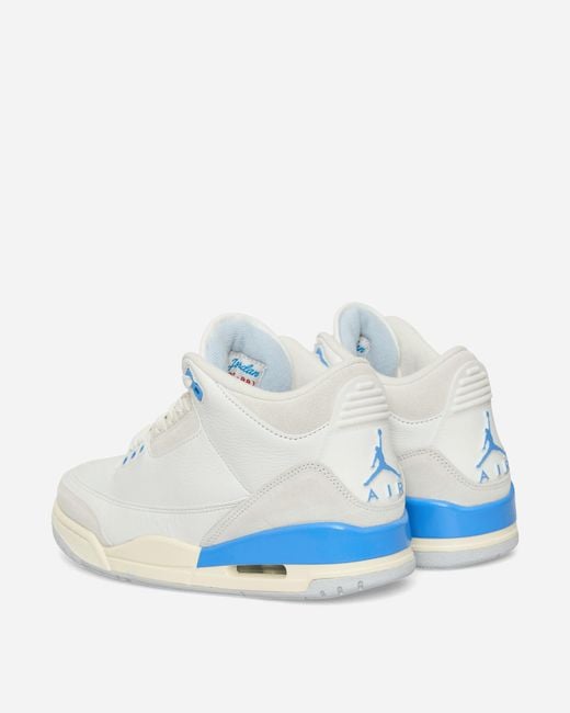Nike Blue Air Jordan 3 Retro Sneakers Lucky Shorts for men