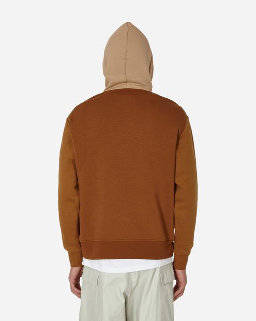 Nike Essentials Fleece Hooded Sweatshirt Light British Tan in Brown for Men Lyst