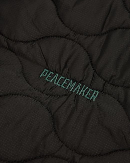 Oamc Peacemaker Black Men S Shoulder Zip Liner for men