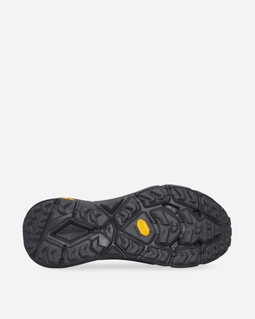 Hoka One One Black Mafate Speed 4 Lite Sneakers Charcoal / Jade for men