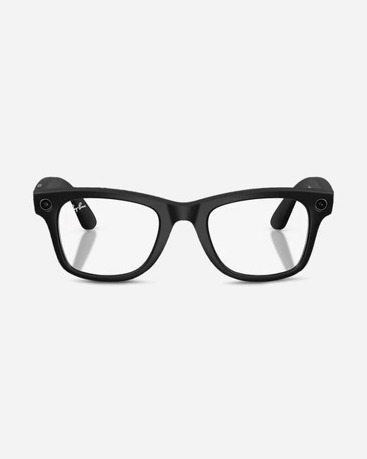 Ray-ban Meta Black Wayfarer Gen 2 Sunglasses Shiny / Clear / Grey Transitions for men