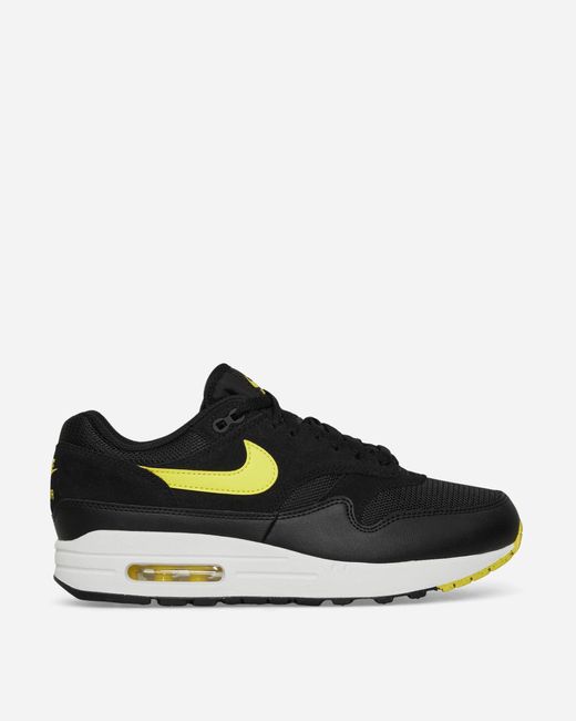 Nike Black Air Max 1 Essential Sneakers / Opti for men