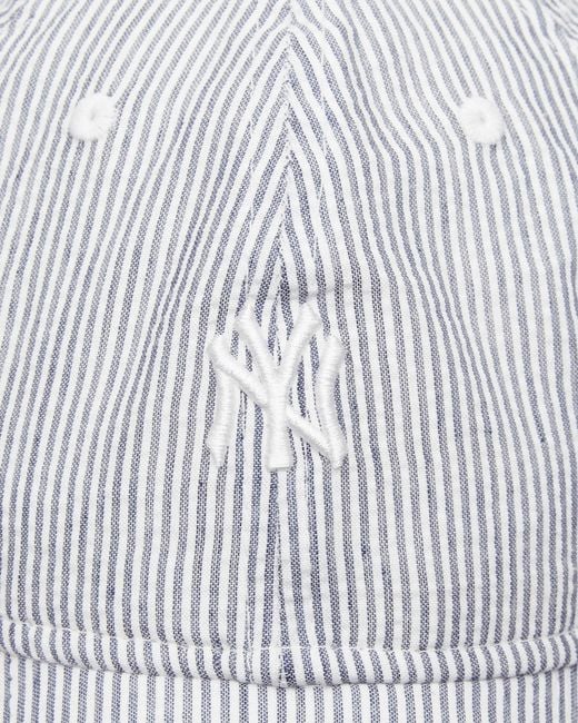 KTZ White New York Yankees Mlb Seersucker 9Twenty Adjustable Cap for men