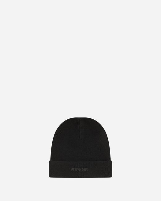 Oamc Peacemaker Black Wool Beanie for men