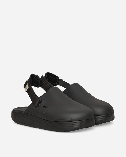 Suicoke Black Cappo Sandals for men