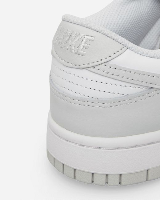 Nike White Wmns Dunk Low Retro Sneakers / Photon Dust for men