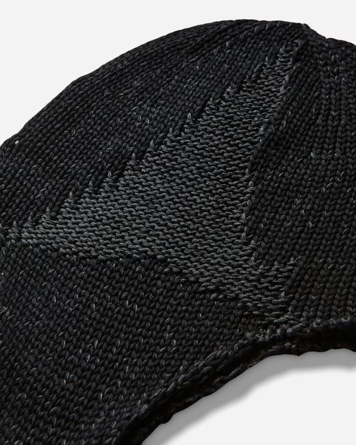 Roa Black Logo Bonnet Cotton Beanie for men