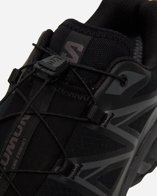 Salomon Black Xt-6 Gore-Tex Sneakers Asphalt for men
