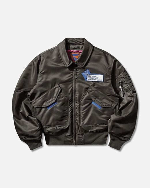 GR10K Black Alpha Industries Cwu-45 Bomber Jacket Rep for men