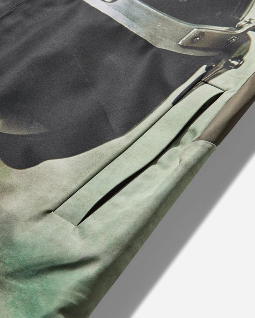 Undercover Men S Heldon Nylon Zip Jacket Gray / Khaki for men