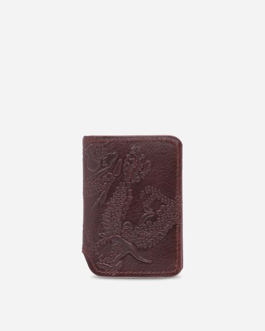 Our Legacy Purple Card Case Deep Abyss for men