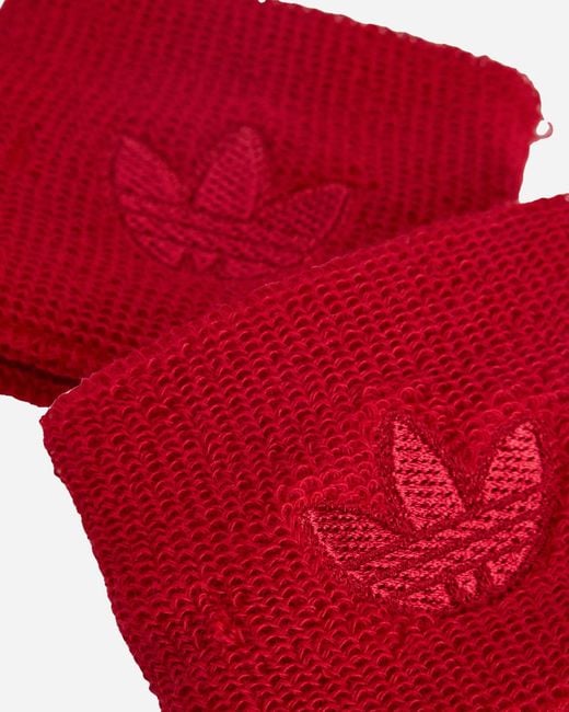 Adidas Red Avavav Sweatband Set Team Victory for men