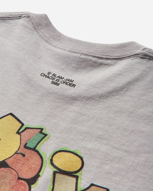 SLAM JAM Gray Andre Thompson T-Shirt for men