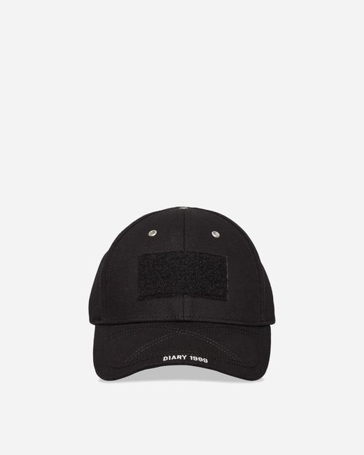 DIARY 1999 Black Eyelet Cap for men