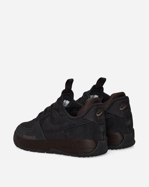 Nike Wmns Air Force 1 Wild Sneakers Black / Velvet Brown for men