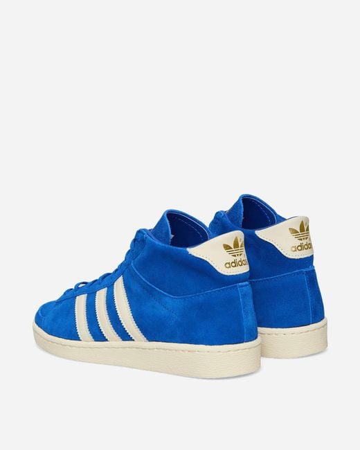 Adidas Blue Jabbar High-Top Sneakers Royal Cream for men