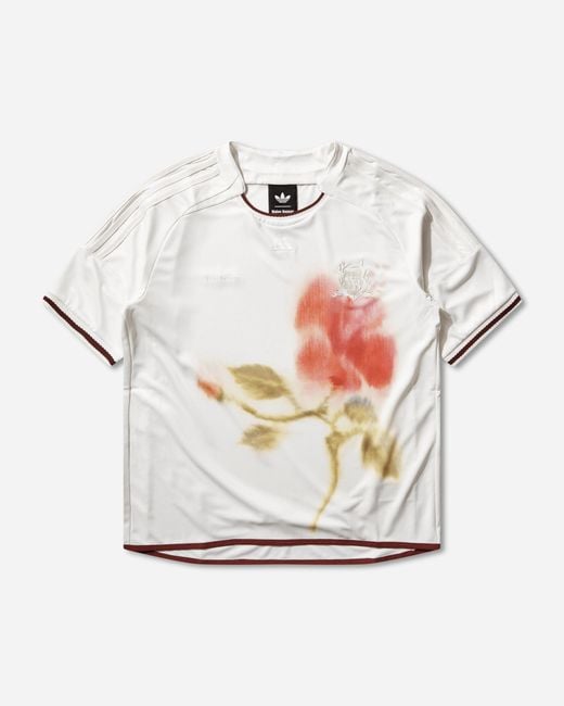 Adidas White Wales Bonner Football Jersey Chalk for men