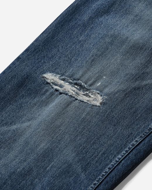 Our Legacy S Vast Cut Jeans Vintage Rubber Repair Denim in Our Legacy S Vast Cut Jeans Vintage Rubber Repair Denim in