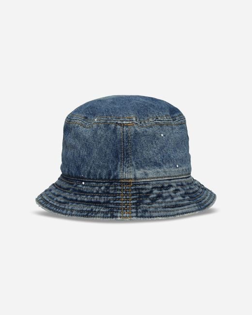 Carhartt Blue Belmar Bucket Hat (Destroy Wash) for men