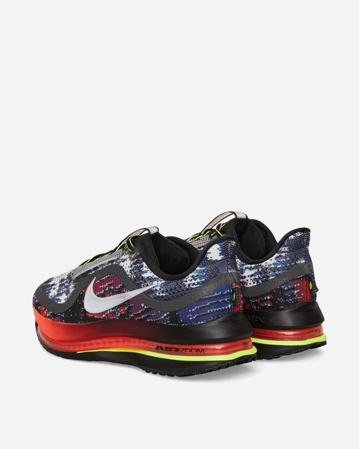 Nike Blue Pegasus Premium Sneakers Multi-color / Volt / Metallic Gold / Metallic Silver for men