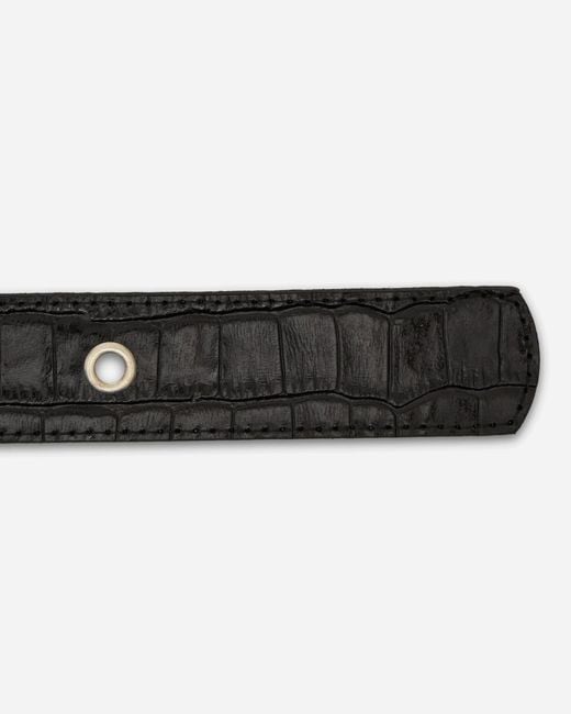 mfpen White Drivers Belt Croc for men