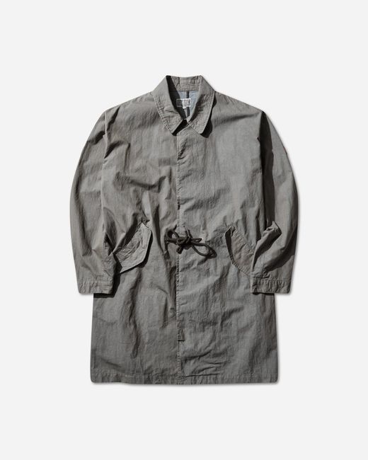 Cav Empt Gray Men S Overdye Cn Long Coat for men