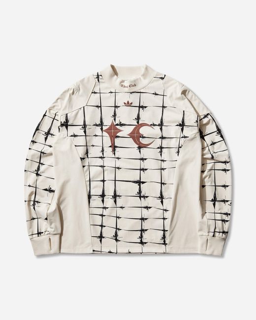 Adidas Natural S Thug Club Goalie Longsleeve T-Shirt Cream for men