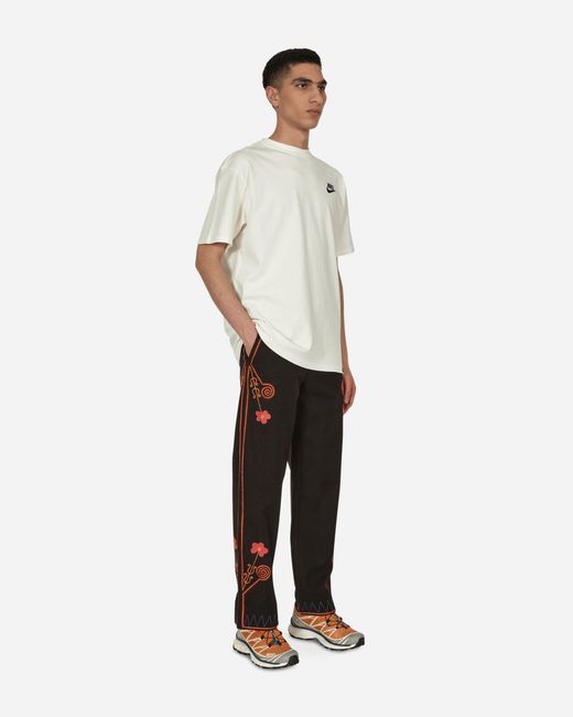 Bode Multicolor Rancher Embroidered Trousers Brown for men