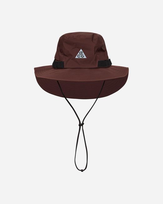 Nike Brown Acg Apex Bucket Hat Earth for men