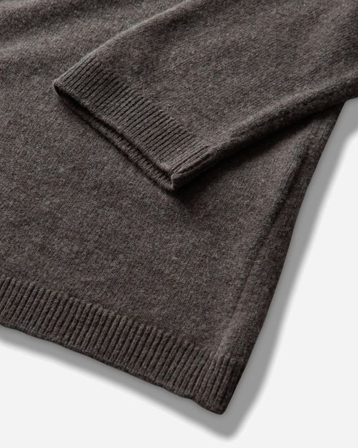 Our Legacy Gray S Line Zip Cardigan Mud Spray Dye for men