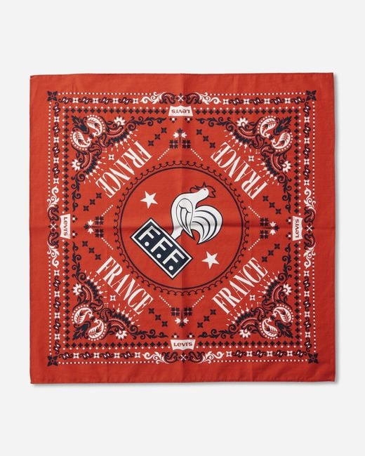 Levi's Red France Football Bandana for men