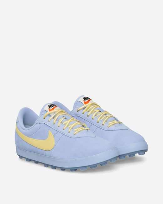 Nike Blue Astrograbber Sneakers Aluminum / Soft Yellow for men