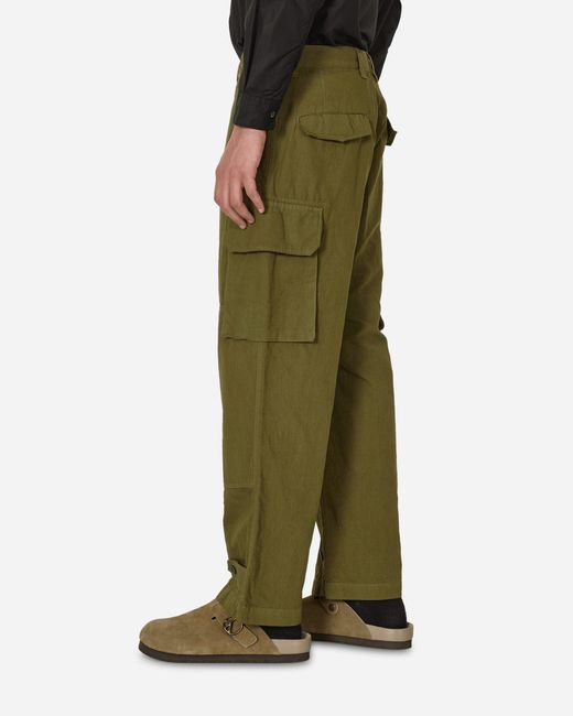 Comme des Garçons Green Military Cargo Pants Khaki for men