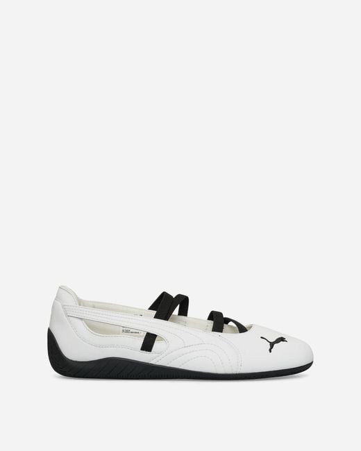 PUMA Women S Speedcat Ballet Leather Shoes White / Black