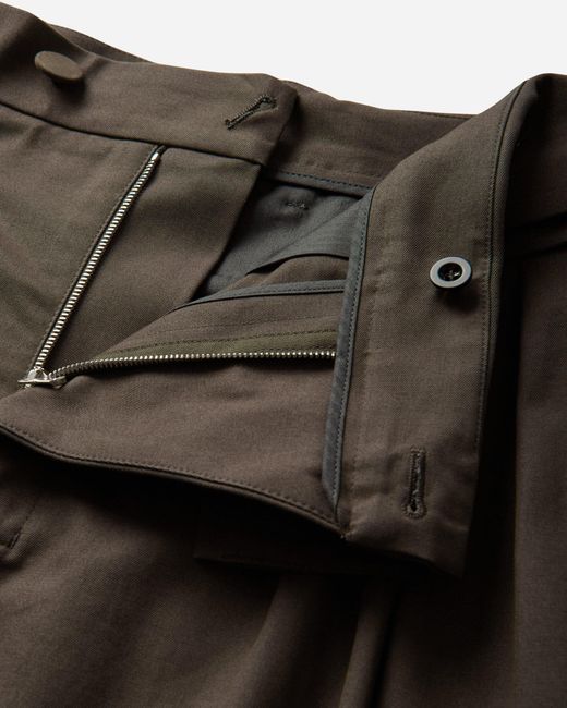 Kiko Kostadinov Green Men S Dieze Wide Trousers Khaki for men
