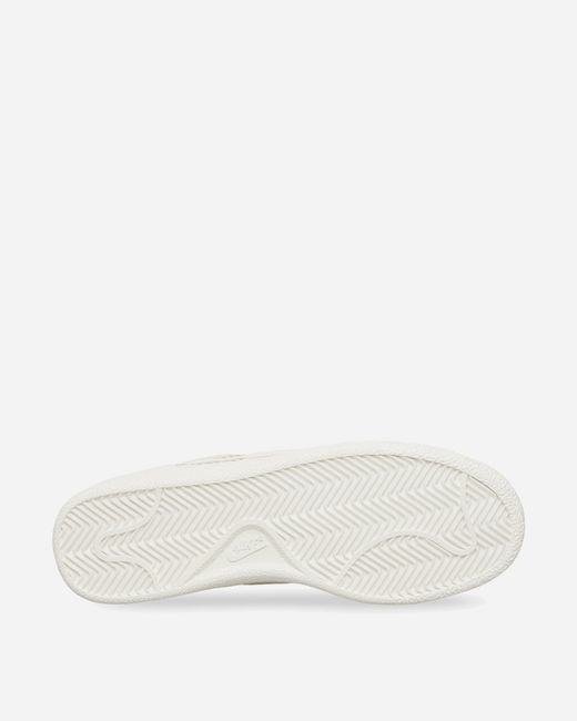Nike White Tennis Classic Premium Sneakers Pale Ivory for men