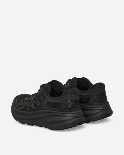 Hoka One One Black Clifton One9 Sneakers / Carbon for men