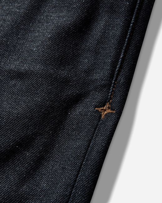 Stone Island Blue Men S Selvedge Indigo Denim-raw Regular Fit Jeans Raw for men